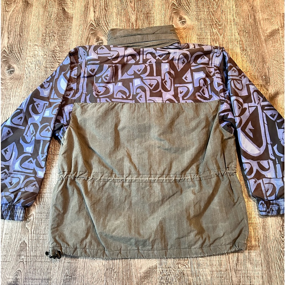 古着　Quicksilver vintage Quicksilver World Force pullover jacket 80s neon